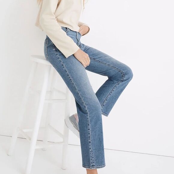 Madewell Tall Slim Demi-Boot Jeans in Enright‎ Wash SZ 29T NWOT - Picture 2 of 9